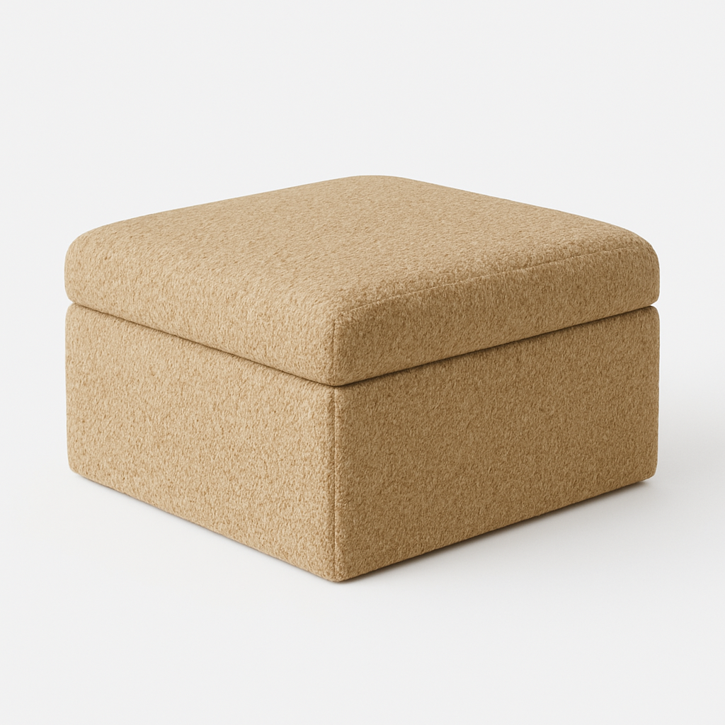 Cuddle Cashew Ottoman Square