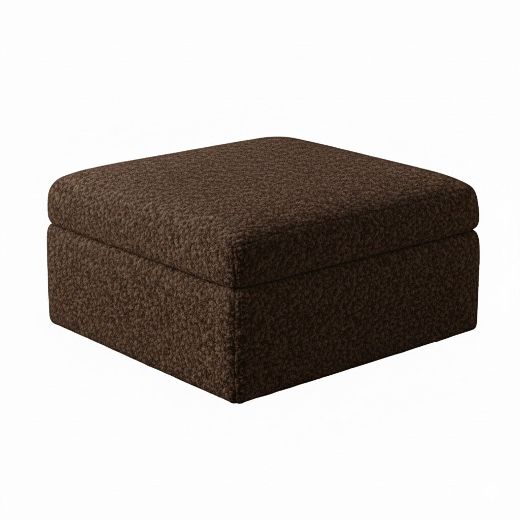 Cuddle Chocolate Ottoman Square