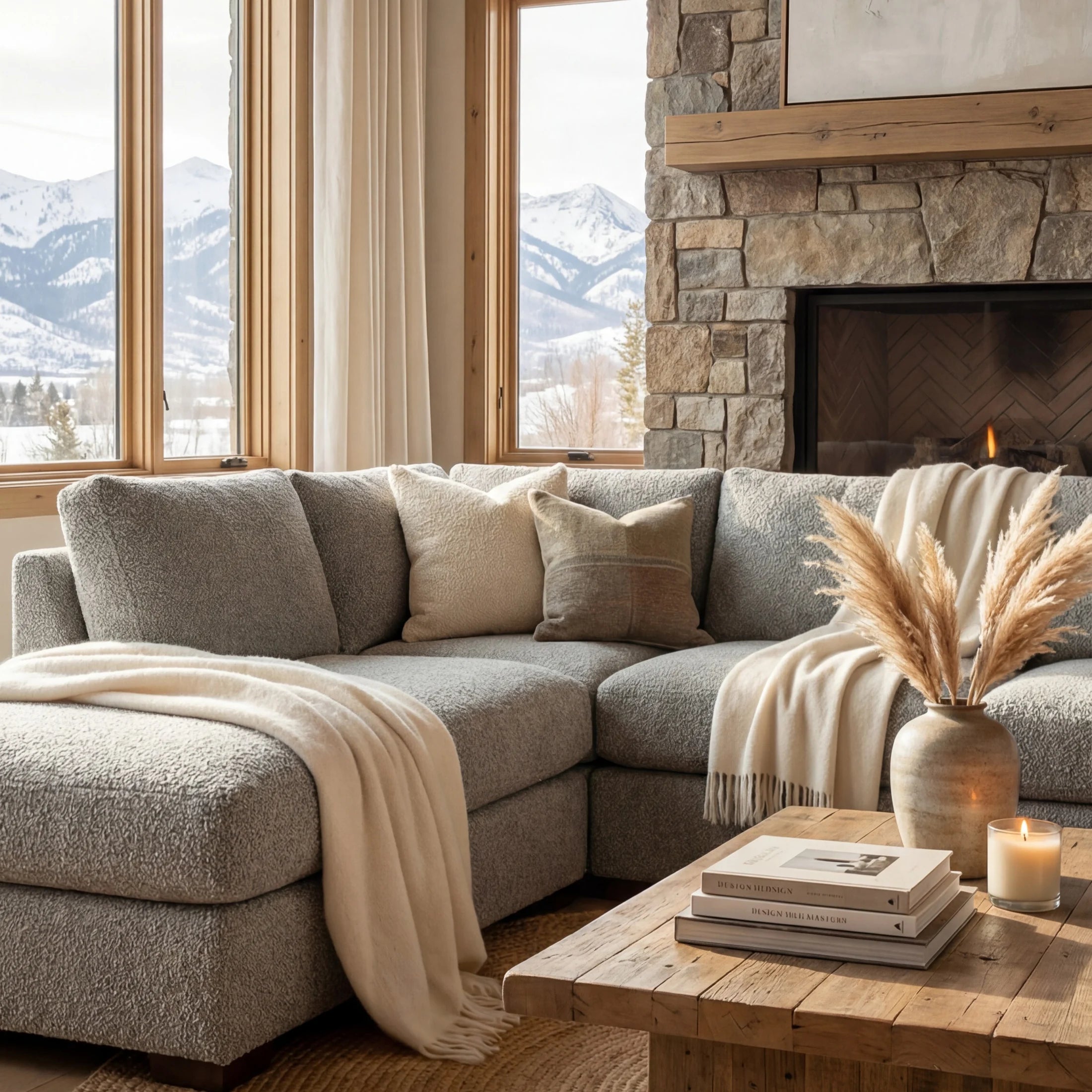 Cuddle Pewter Veylo Two-Piece Sectional