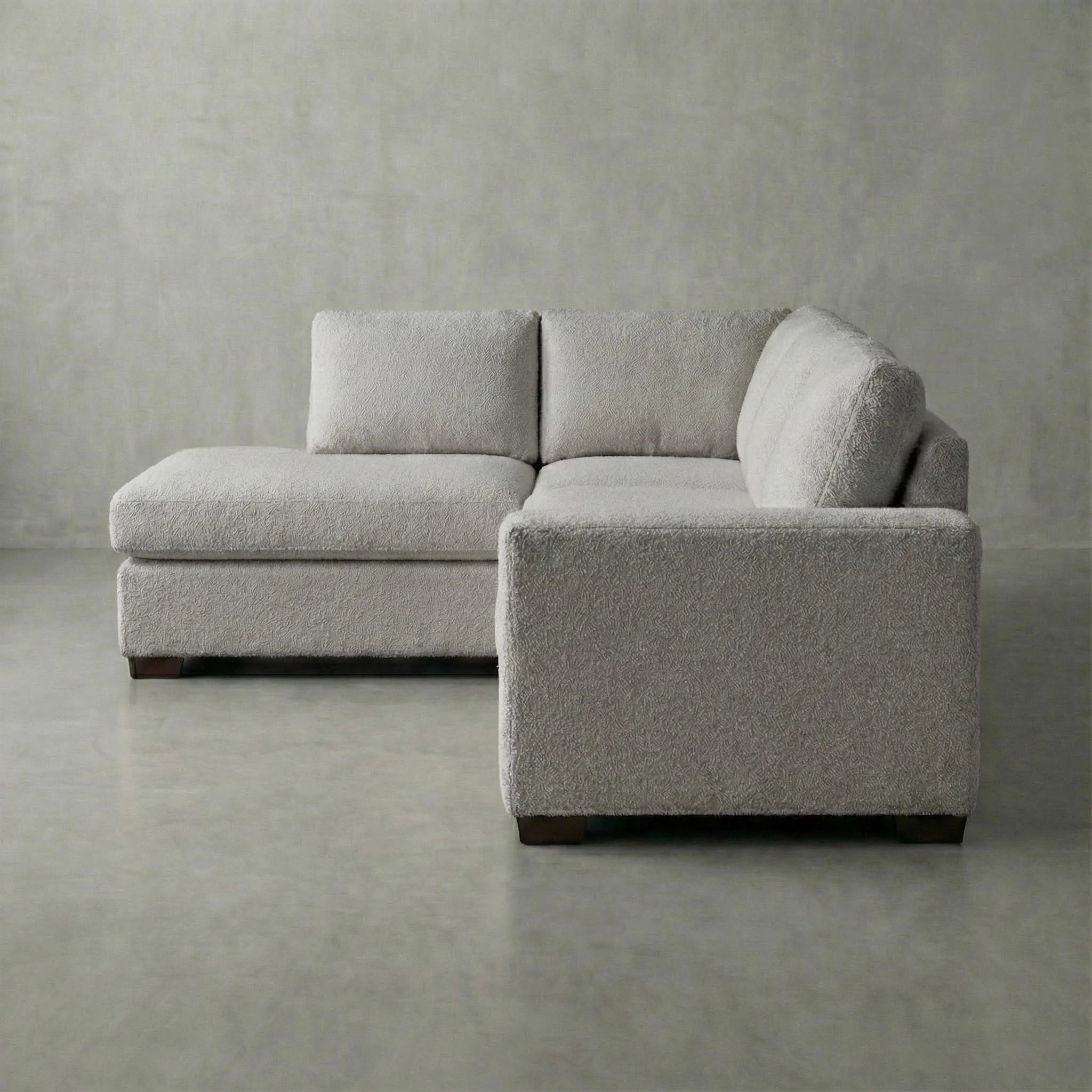 Cuddle Pewter Veylo Two-Piece Sectional