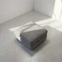 Cuddle Pewter Modular Ottoman