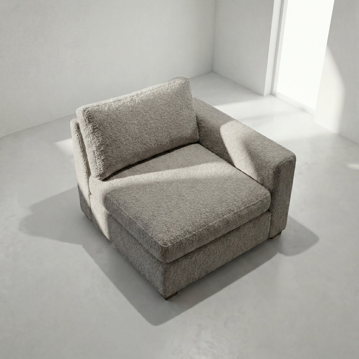 Cuddle Pewter Modular End