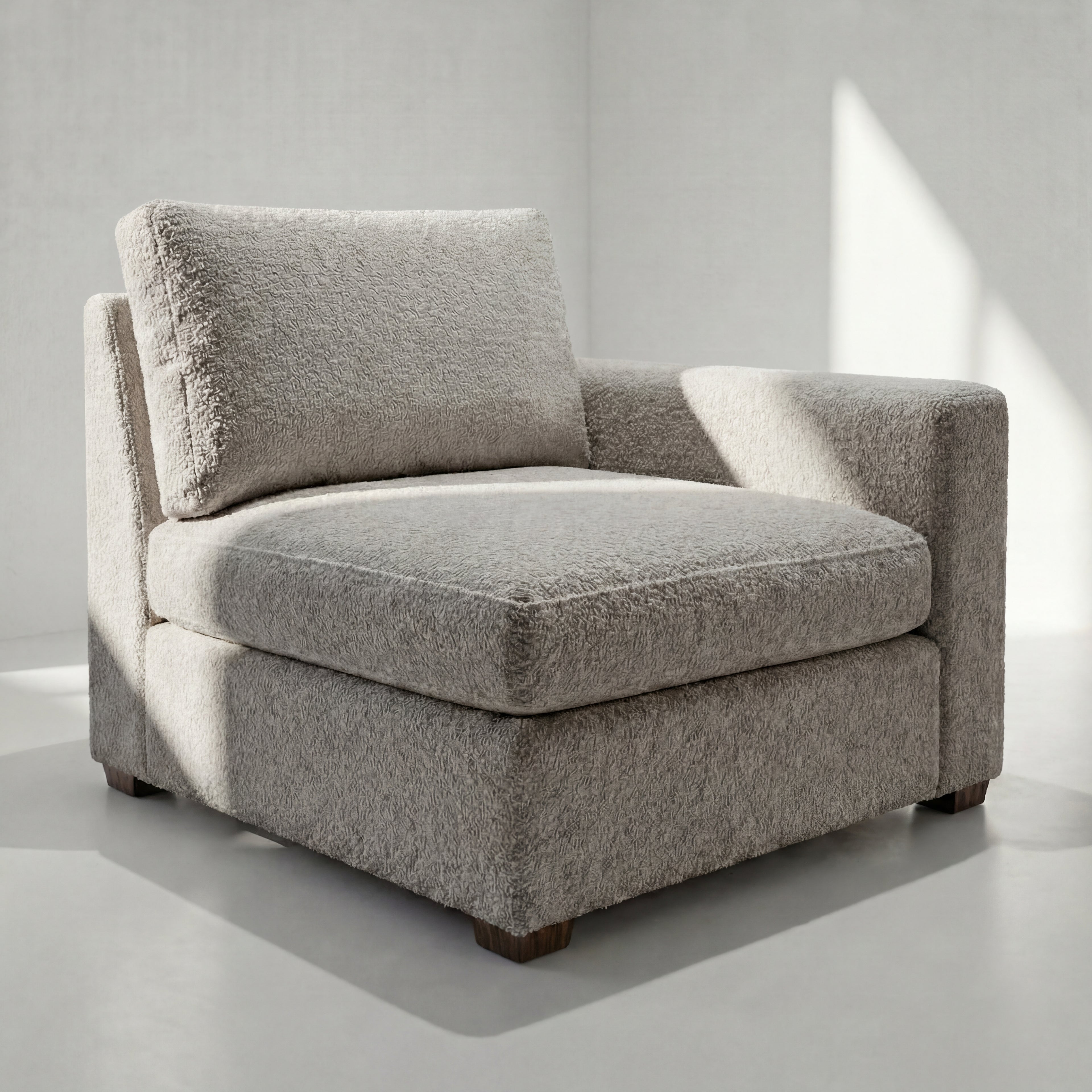 Cuddle Pewter Modular End