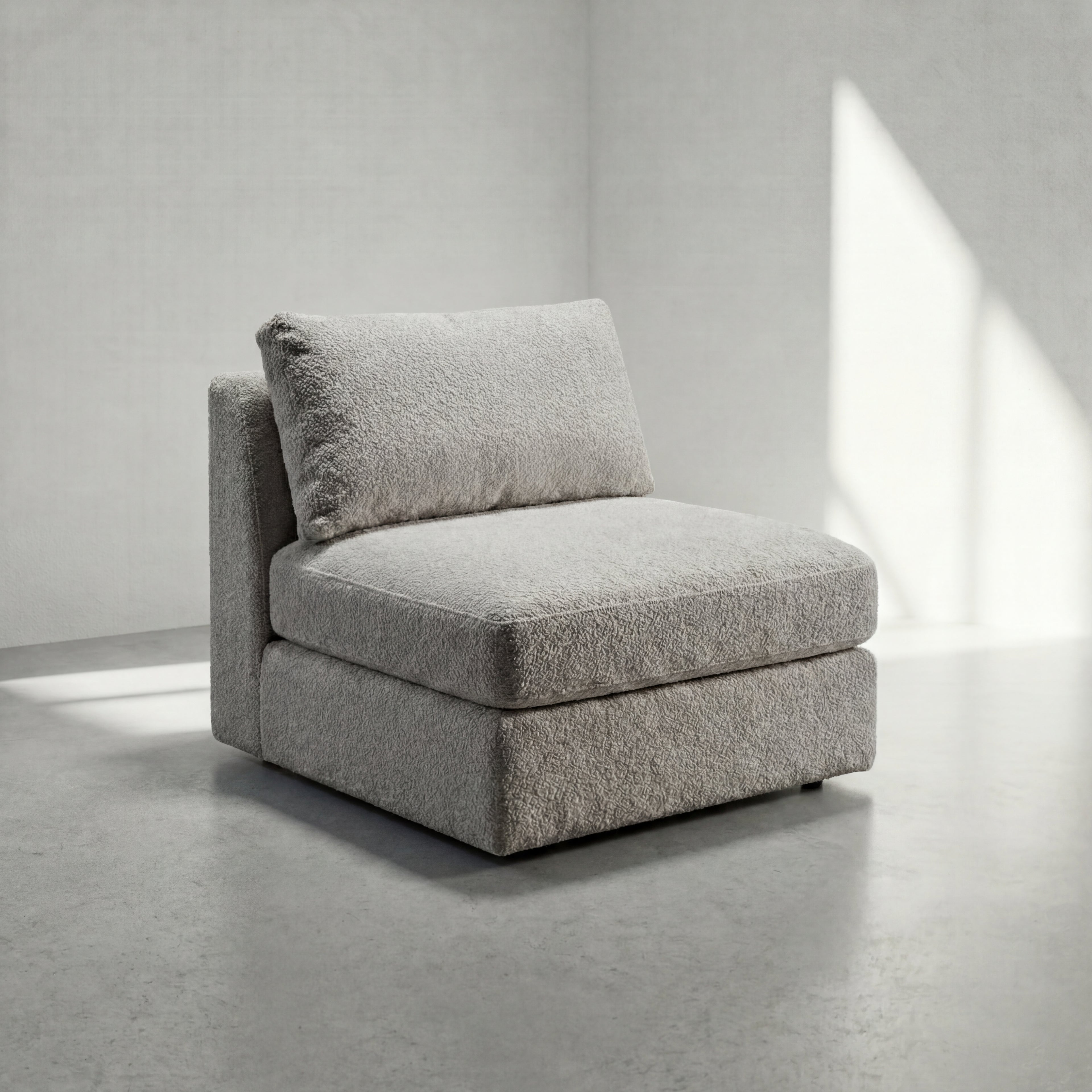 Cuddle Pewter Modular Bench