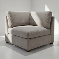 Cuddle Pewter Modular Corner