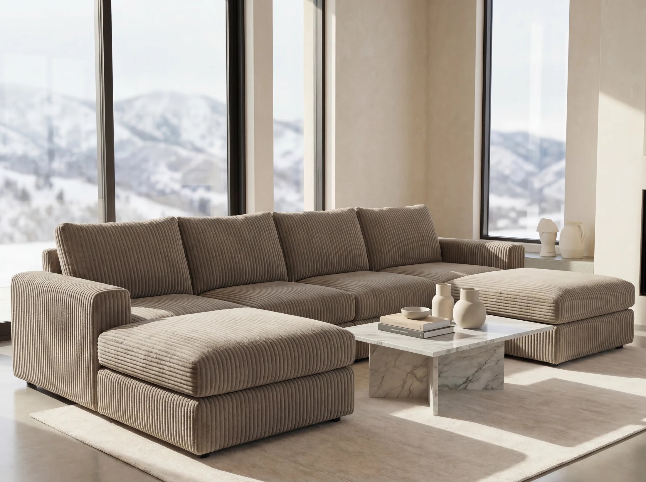 Delta Toast Modular Ottoman