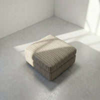 Minky Toast Modular Ottoman