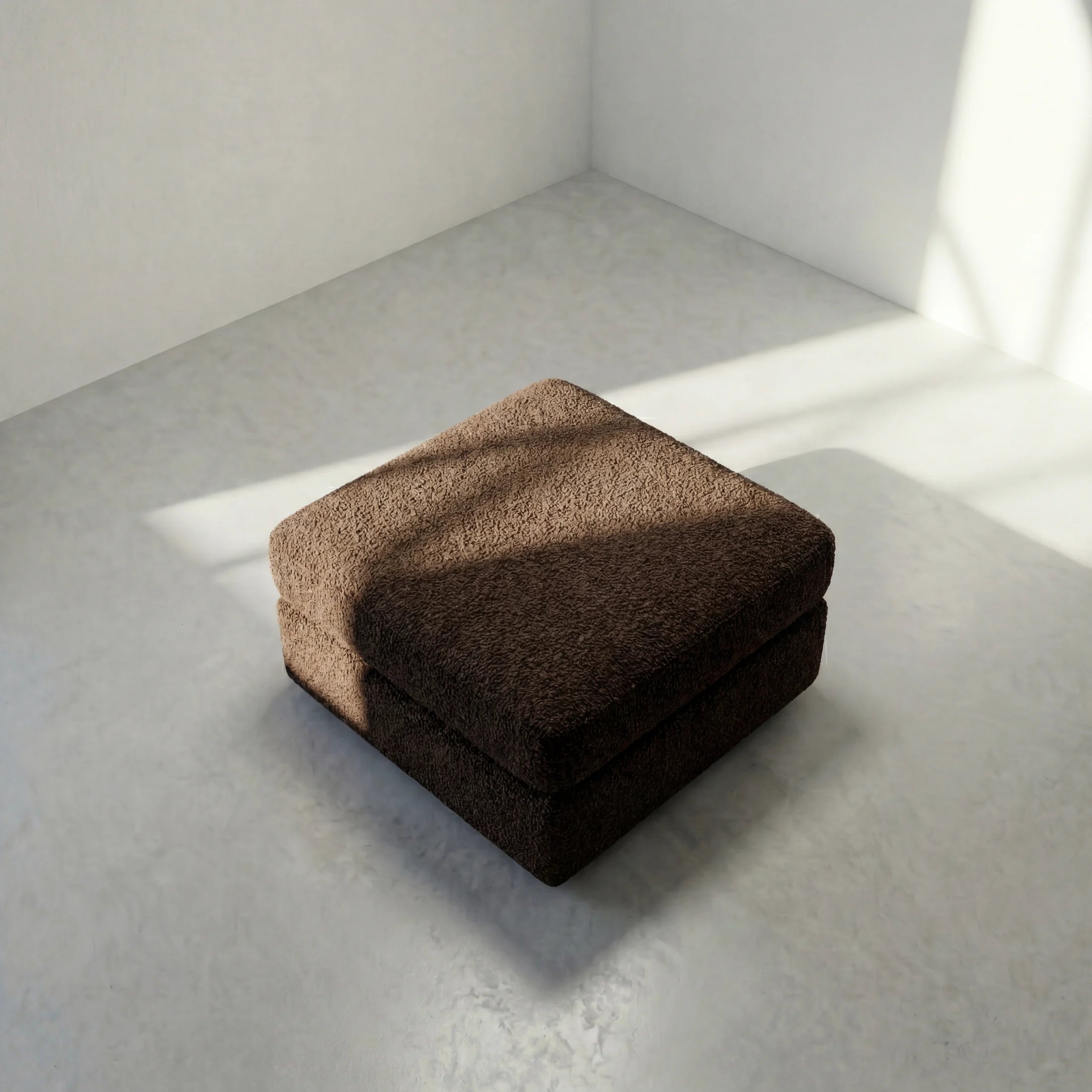 Cuddle Umber Modular Ottoman