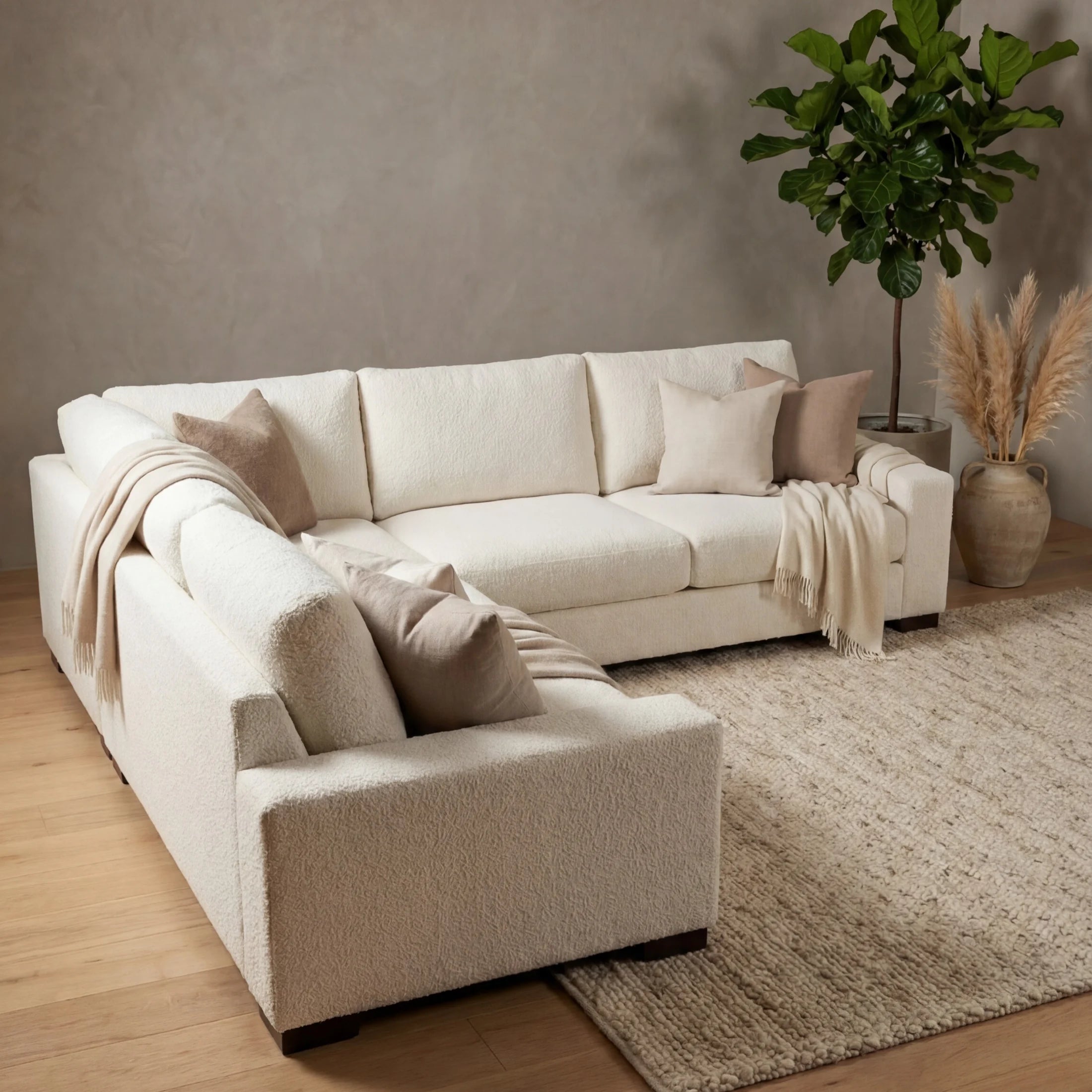 Cuddle Bone Three-Piece Sectional