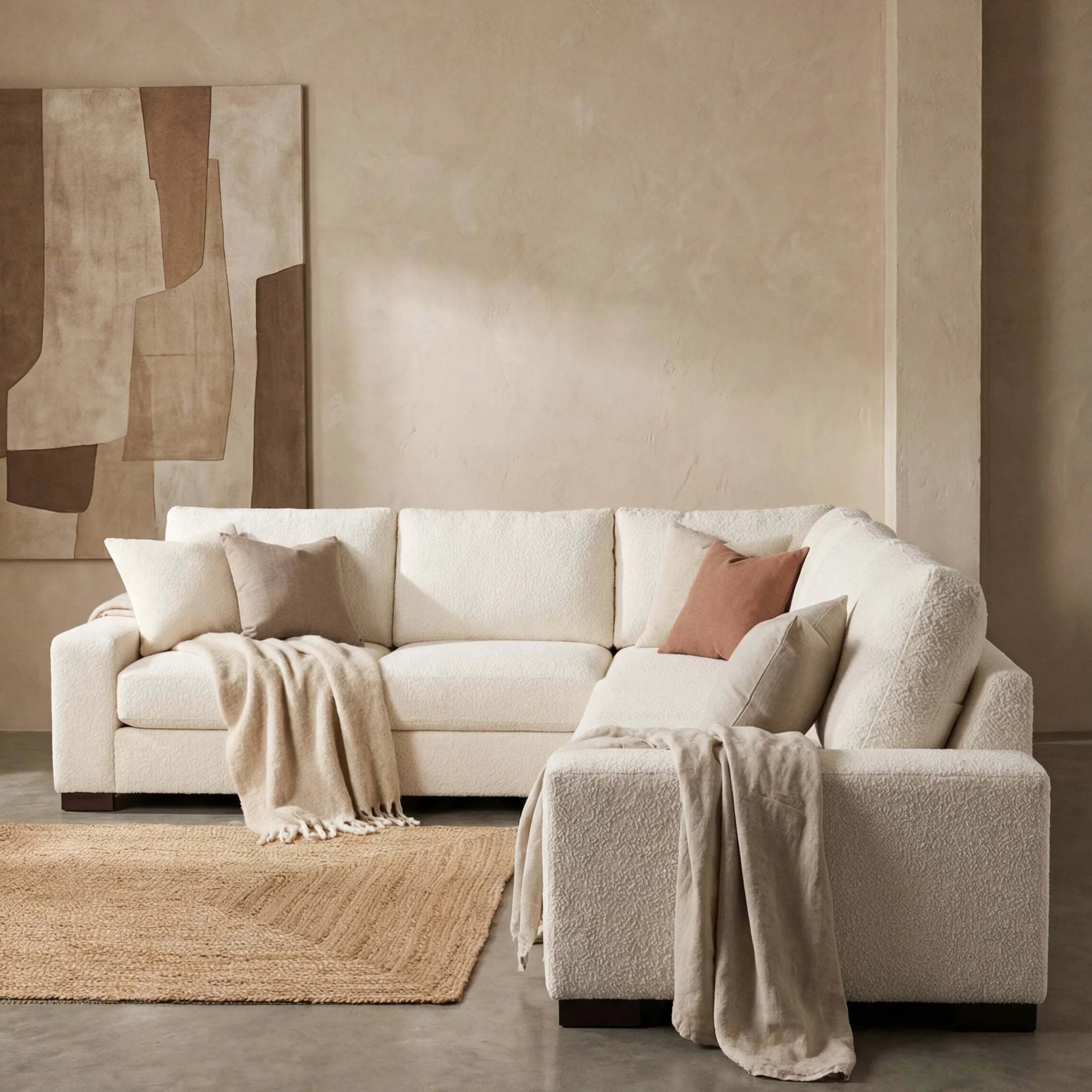 Cuddle Bone Three-Piece Sectional