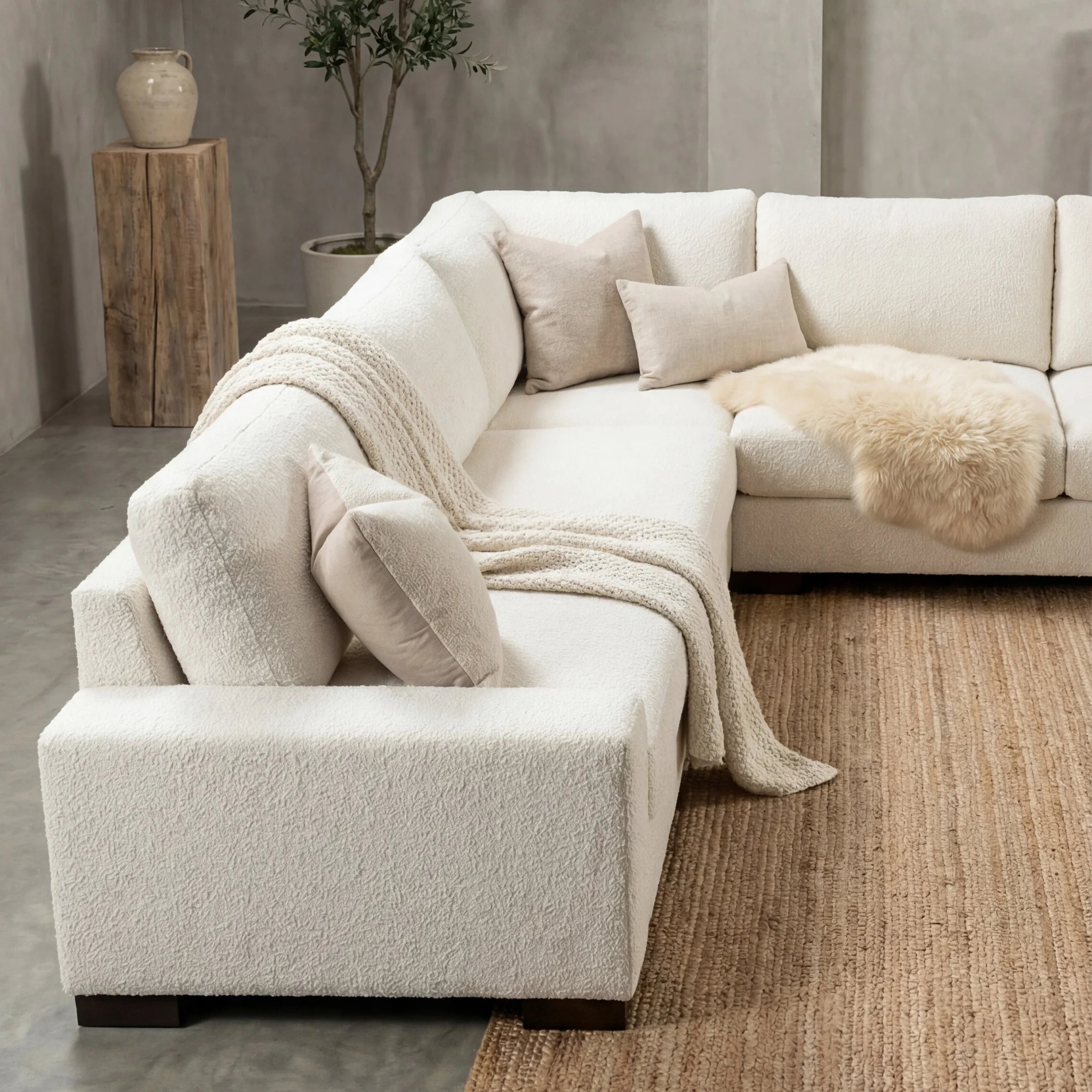 Cuddle Bone Three-Piece Sectional