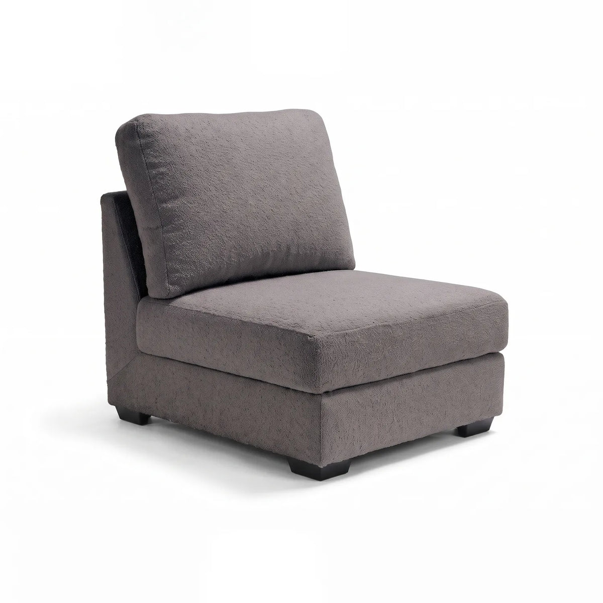 Bench - Cuddle Charcoal Modular - studio photo on white #vera_main