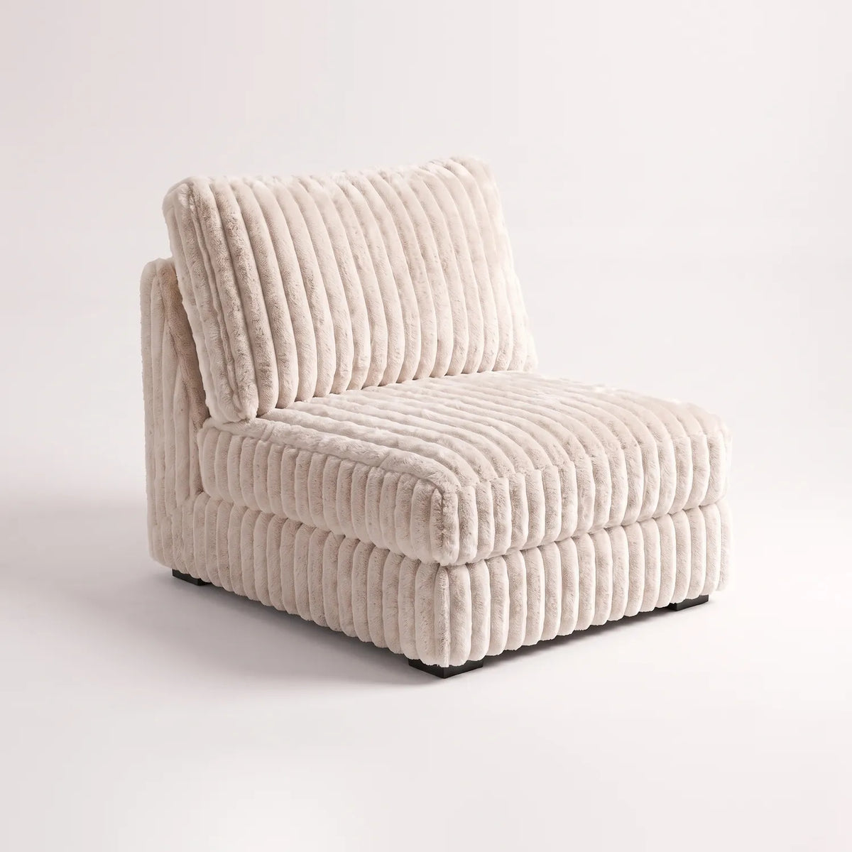 Bench - Minky Sand Modular - studio photo on white #vera_main