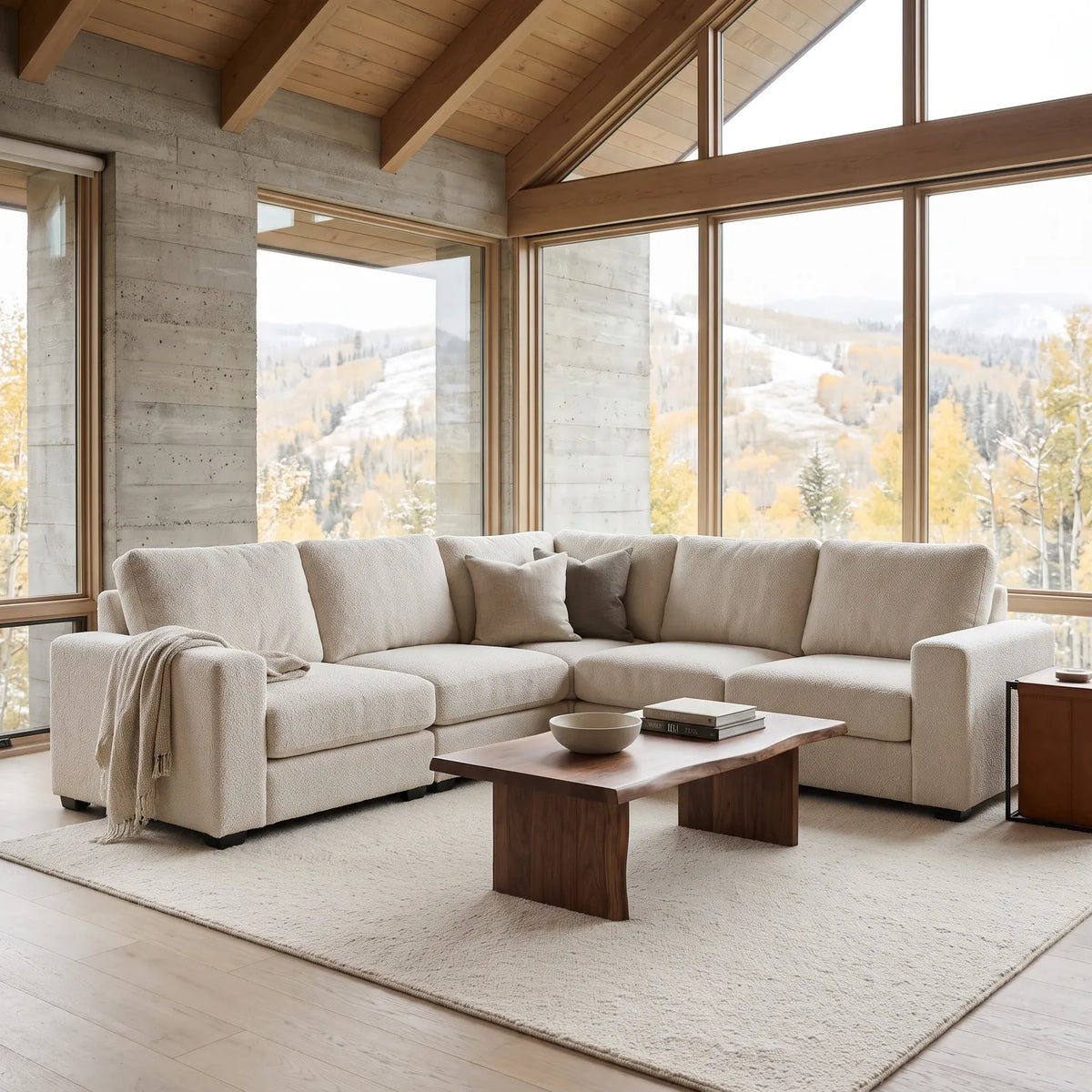 Five-Piece L Sectional - Cuddle Bone Modular - hero