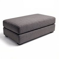 Long Ottoman - Cuddle Charcoal