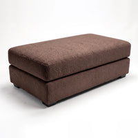 Long Ottoman - Cuddle Chocolate