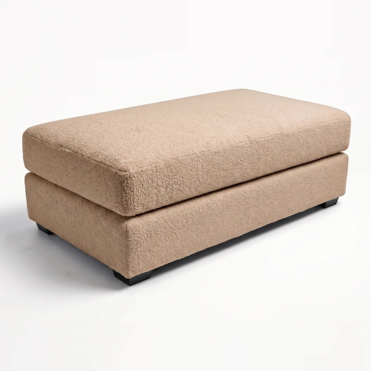 Long Ottoman - Cuddle Natural - studio photo on white #vera_main