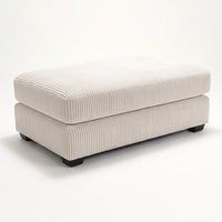 Long Ottoman - Mini Minky White