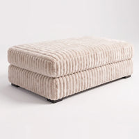 Long Ottoman - Minky Sand