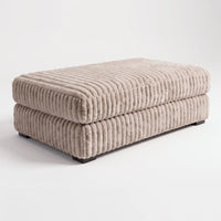 Long Ottoman - Minky Toast