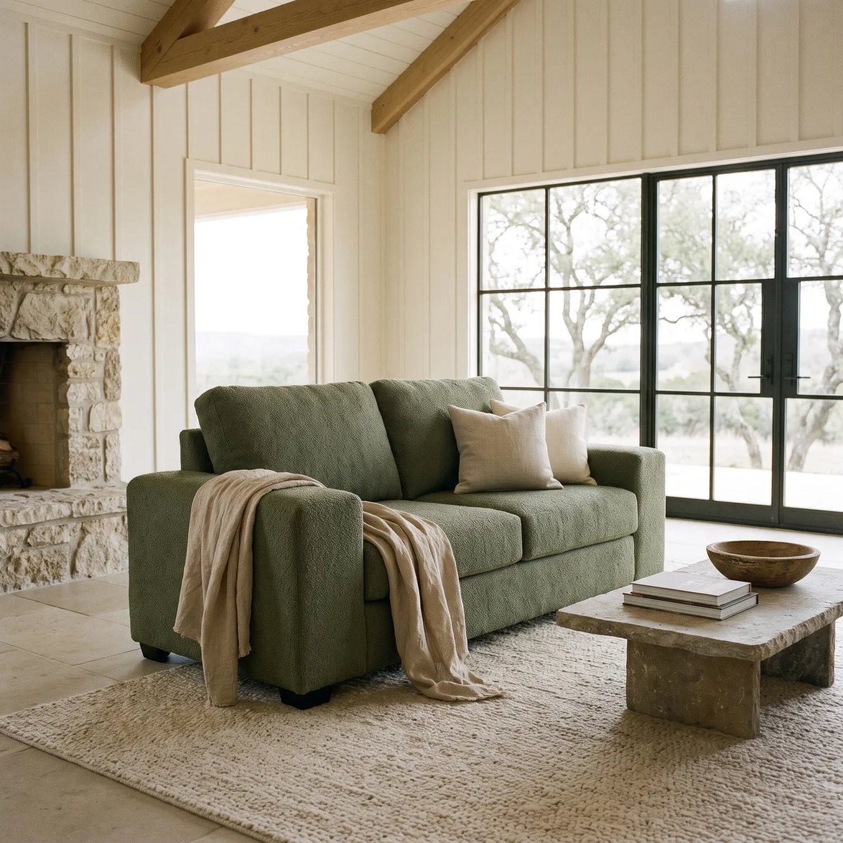 Loveseat - Cuddle Moss