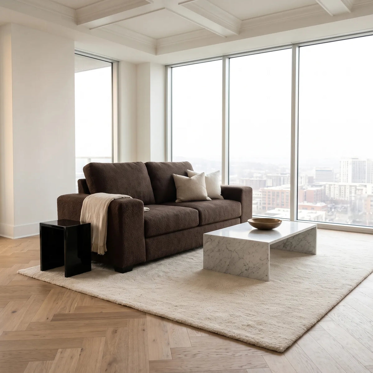 Loveseat - Cuddle Umber - hero