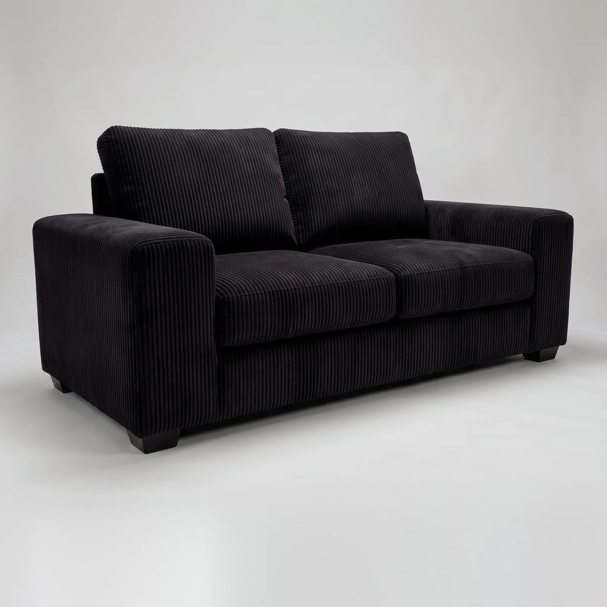 Loveseat - Mini Minky Onyx - studio photo on white #vera_main