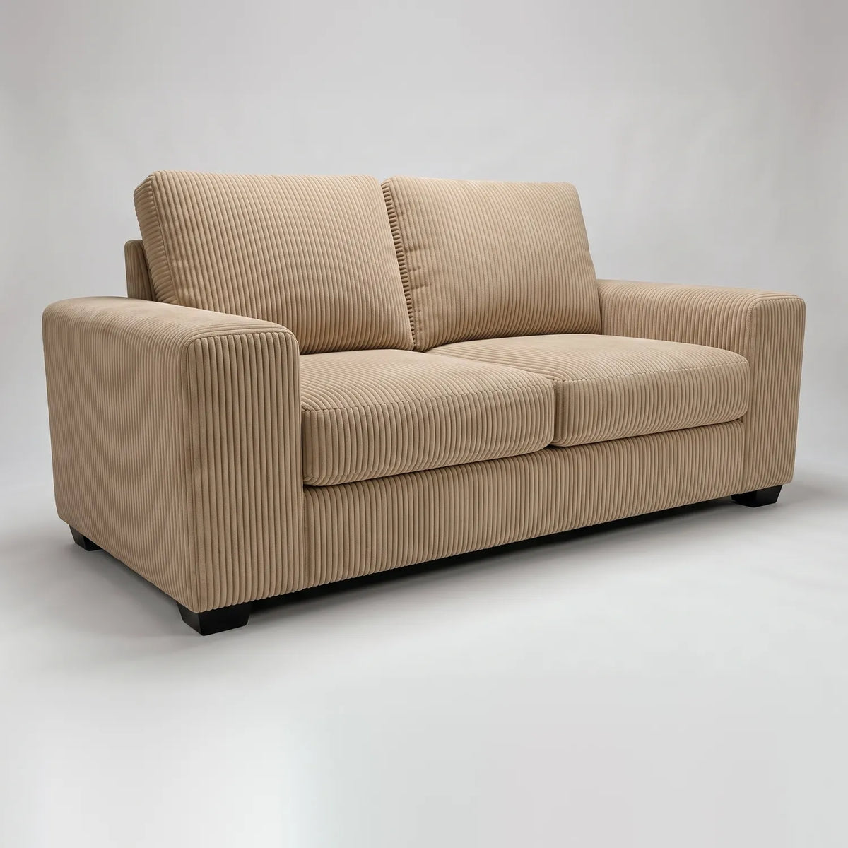 Loveseat - Mini Minky Toast - studio photo on white #vera_main