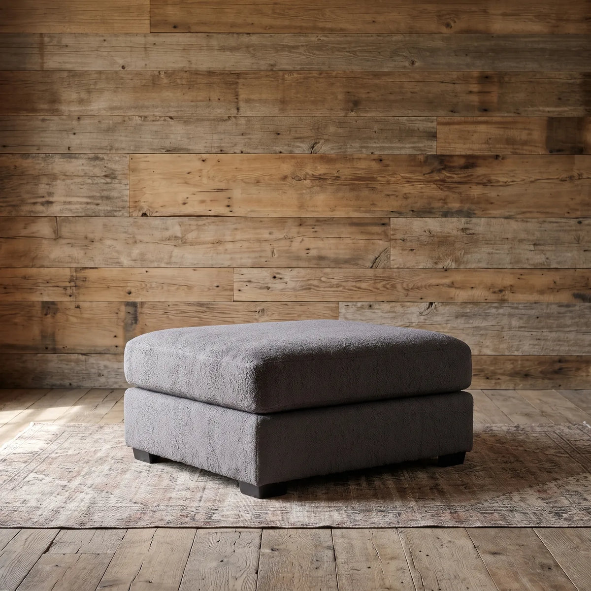 Ottoman - Cuddle Charcoal Modular - hero #Size_31" × 38"