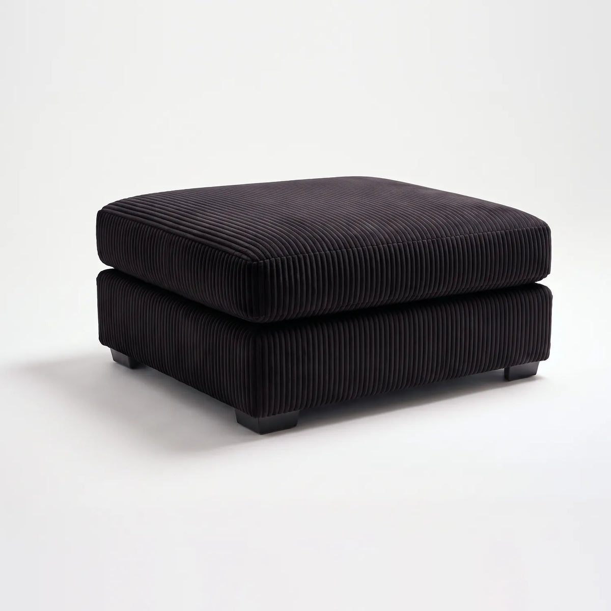 Ottoman - Mini Minky Onyx Modular - studio photo on white #Size_31" × 38" #vera_main
