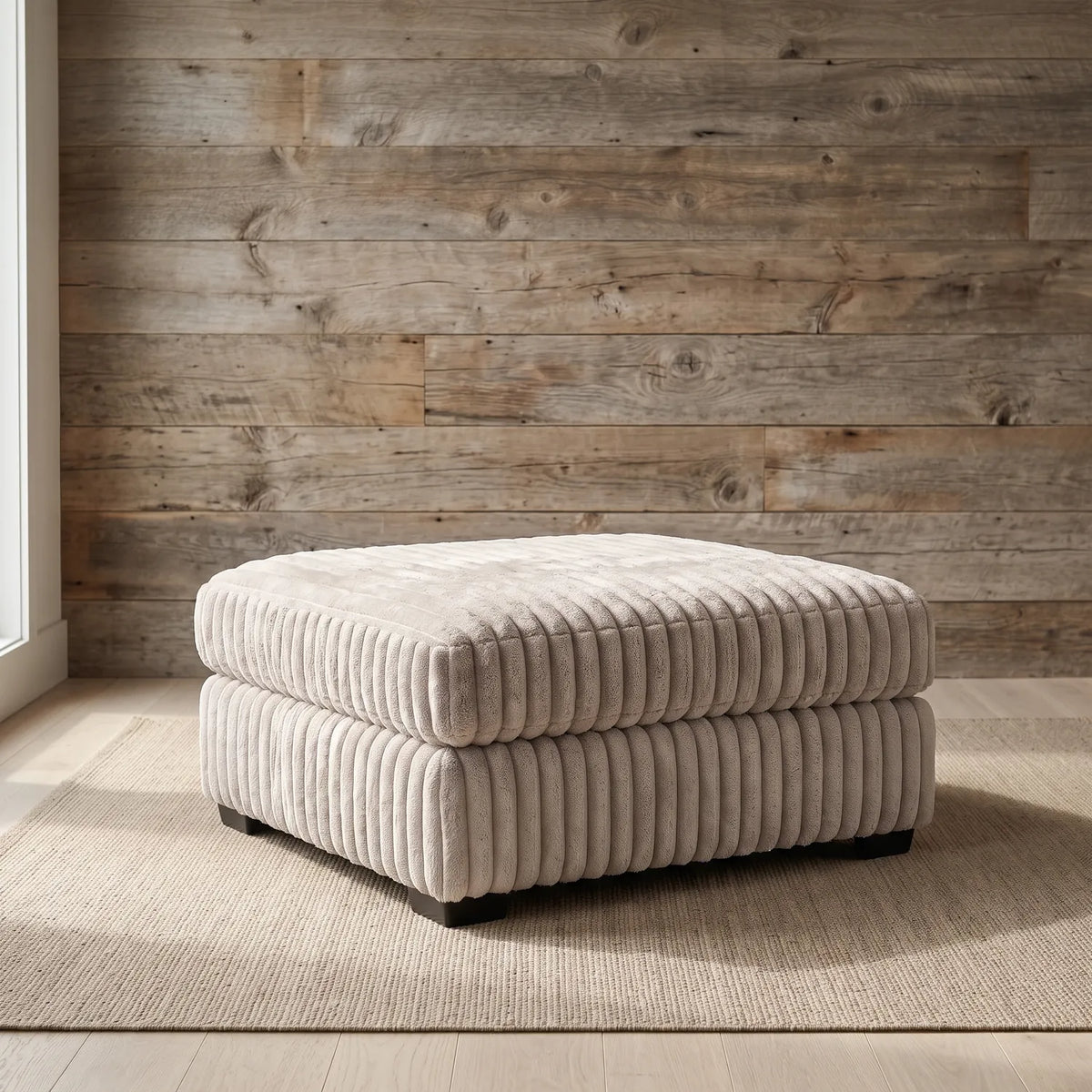Ottoman - Minky Toast Modular - hero #Size_31" × 38"
