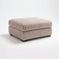 Ottoman - Minky Toast Modular