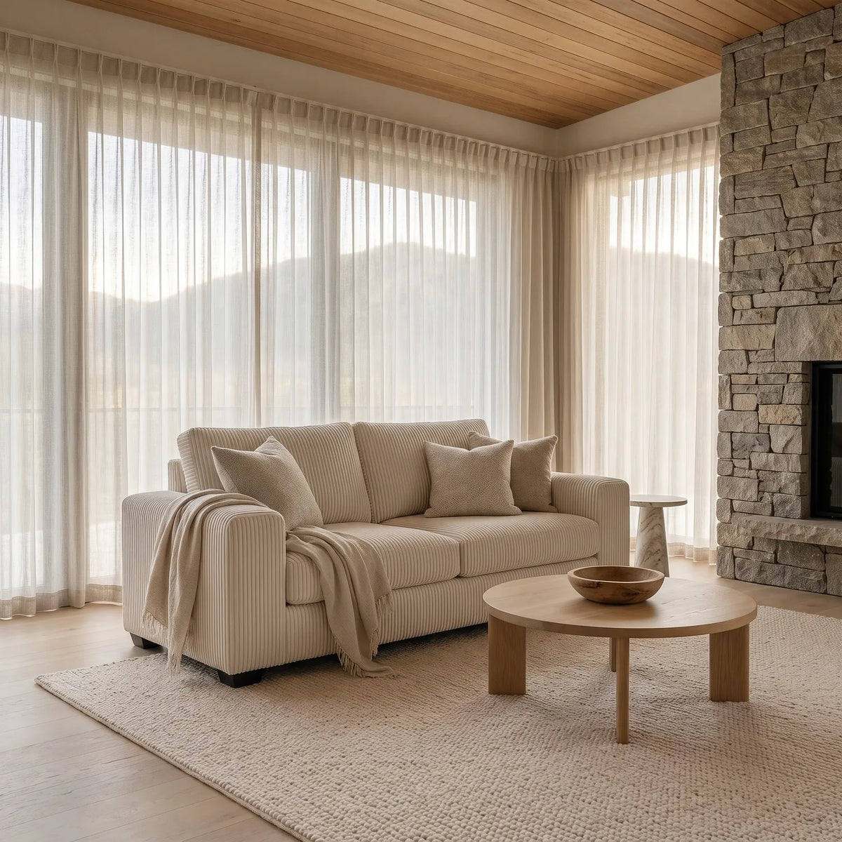 Sofa - Mini Minky White