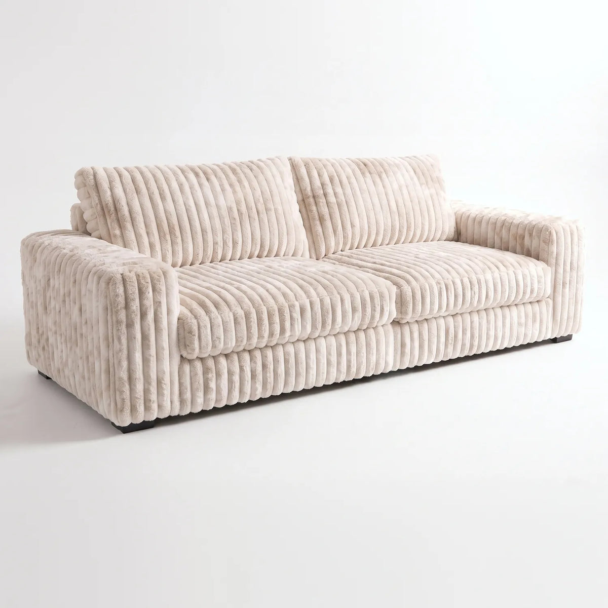 Sofa - Minky Sand - studio photo on white #vera_main