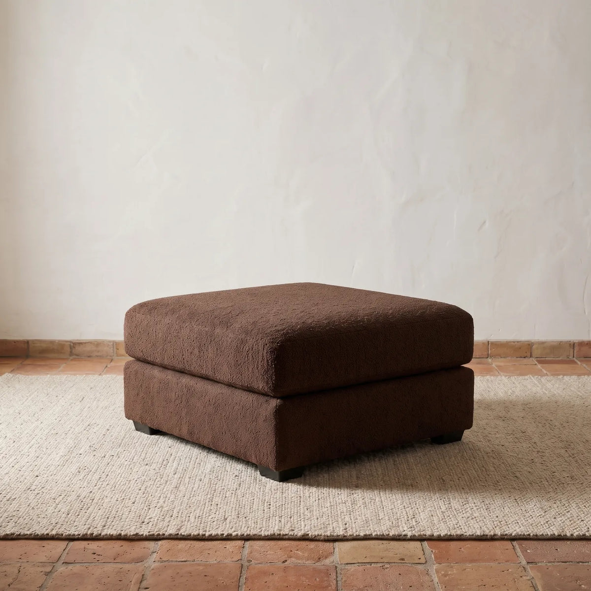 Square Ottoman - Cuddle Umber