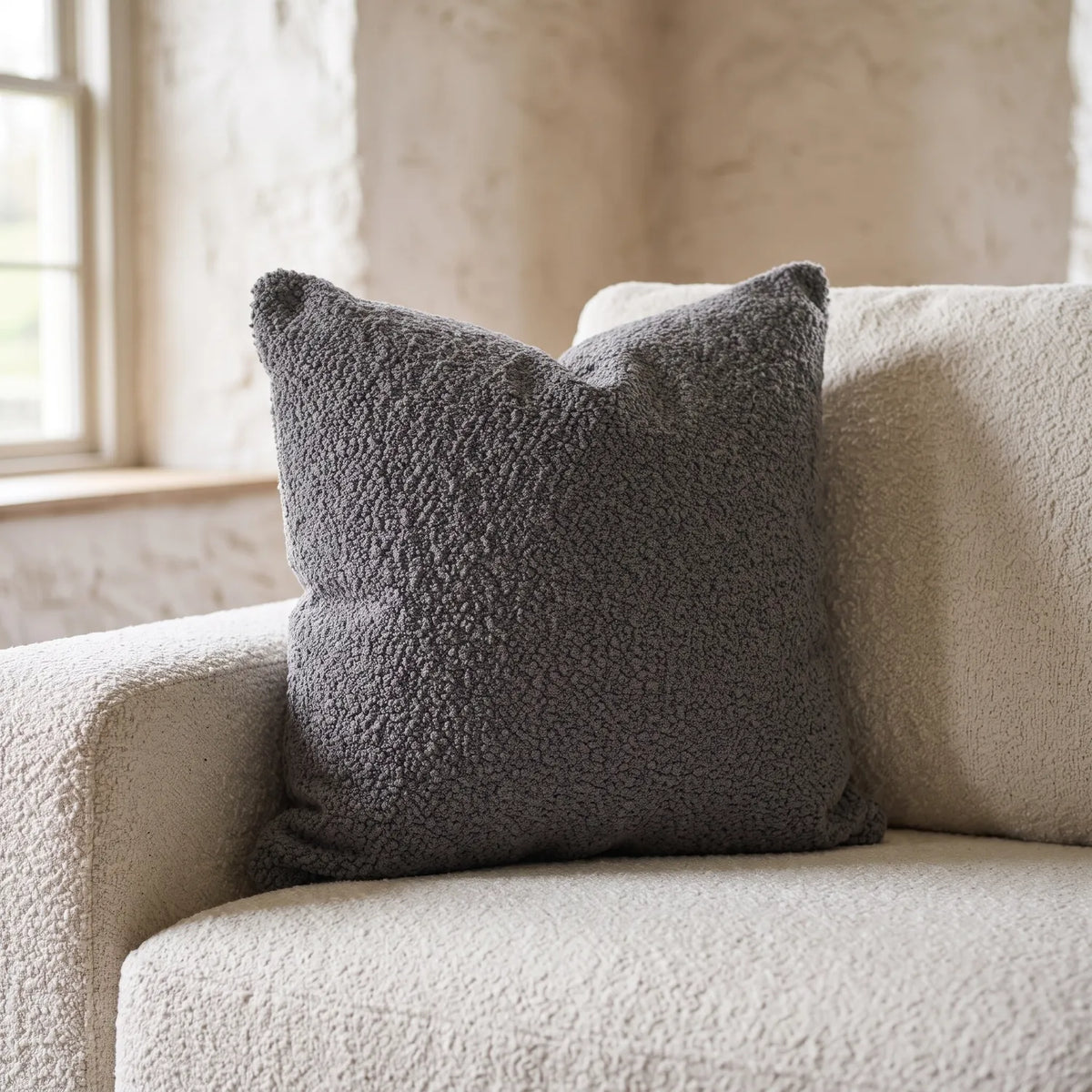 Throw Pillow - Cuddle Charcoal - hero #Size_18"