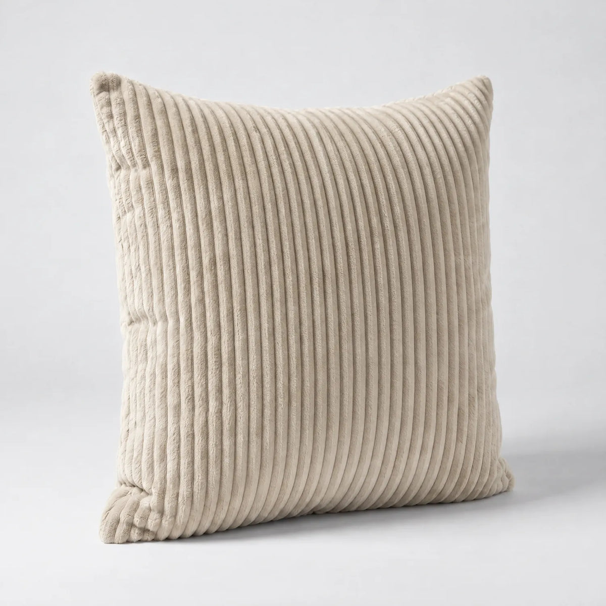 Throw Pillow - Mini Minky Cream - studio photo on white #Size_24" #vera_main