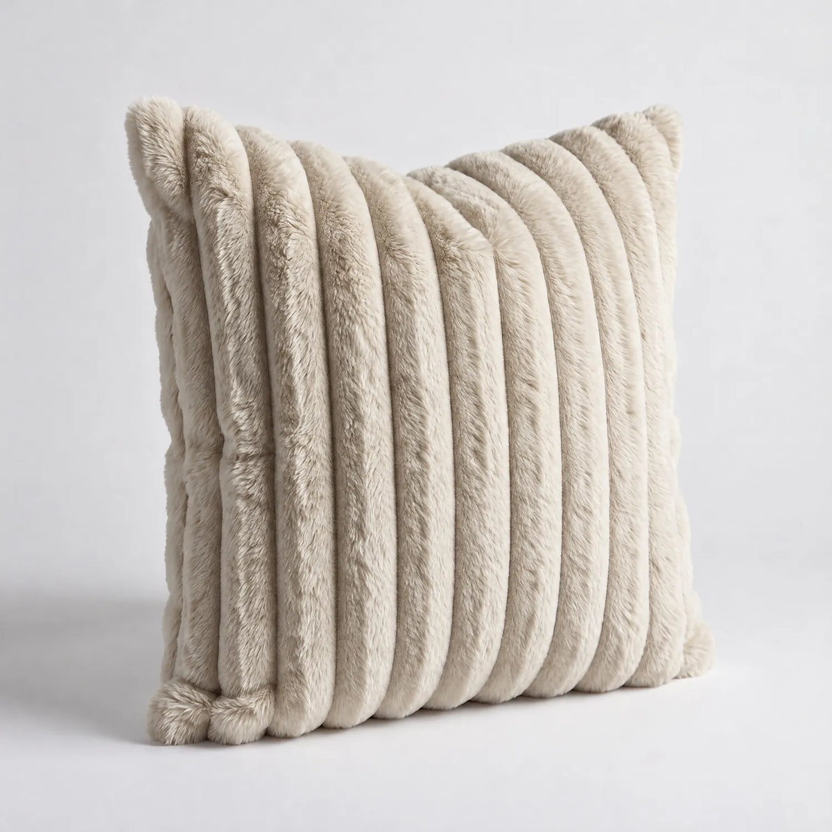 Throw Pillow - Minky Cream - studio photo on white #Size_24" #vera_main
