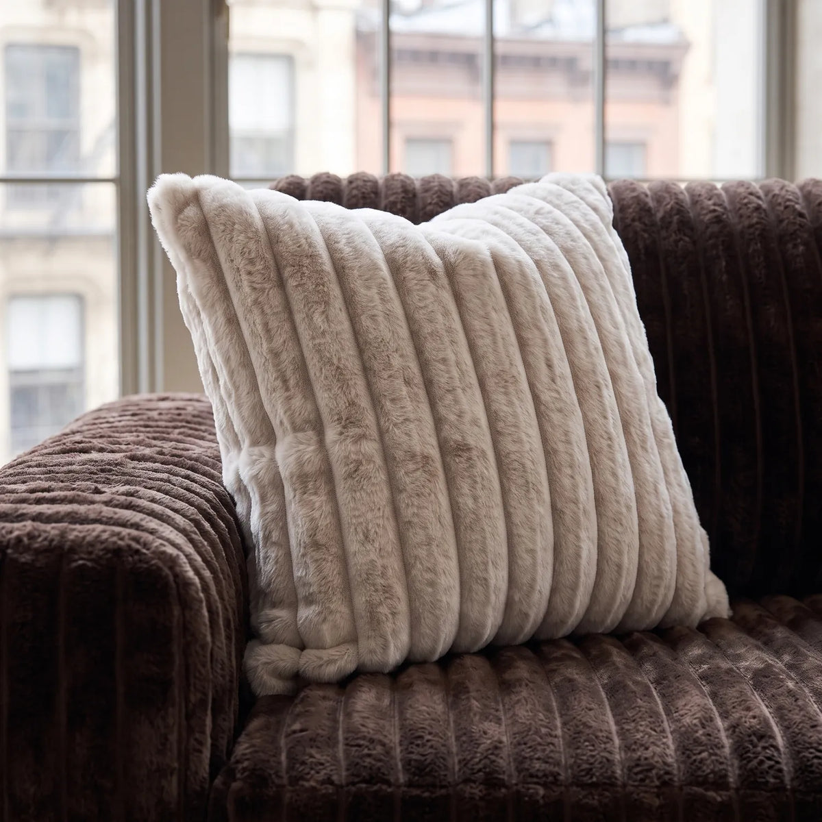 Throw Pillow - Minky Sand - hero #Size_24"