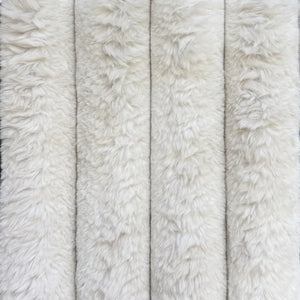 Minky White swatch
