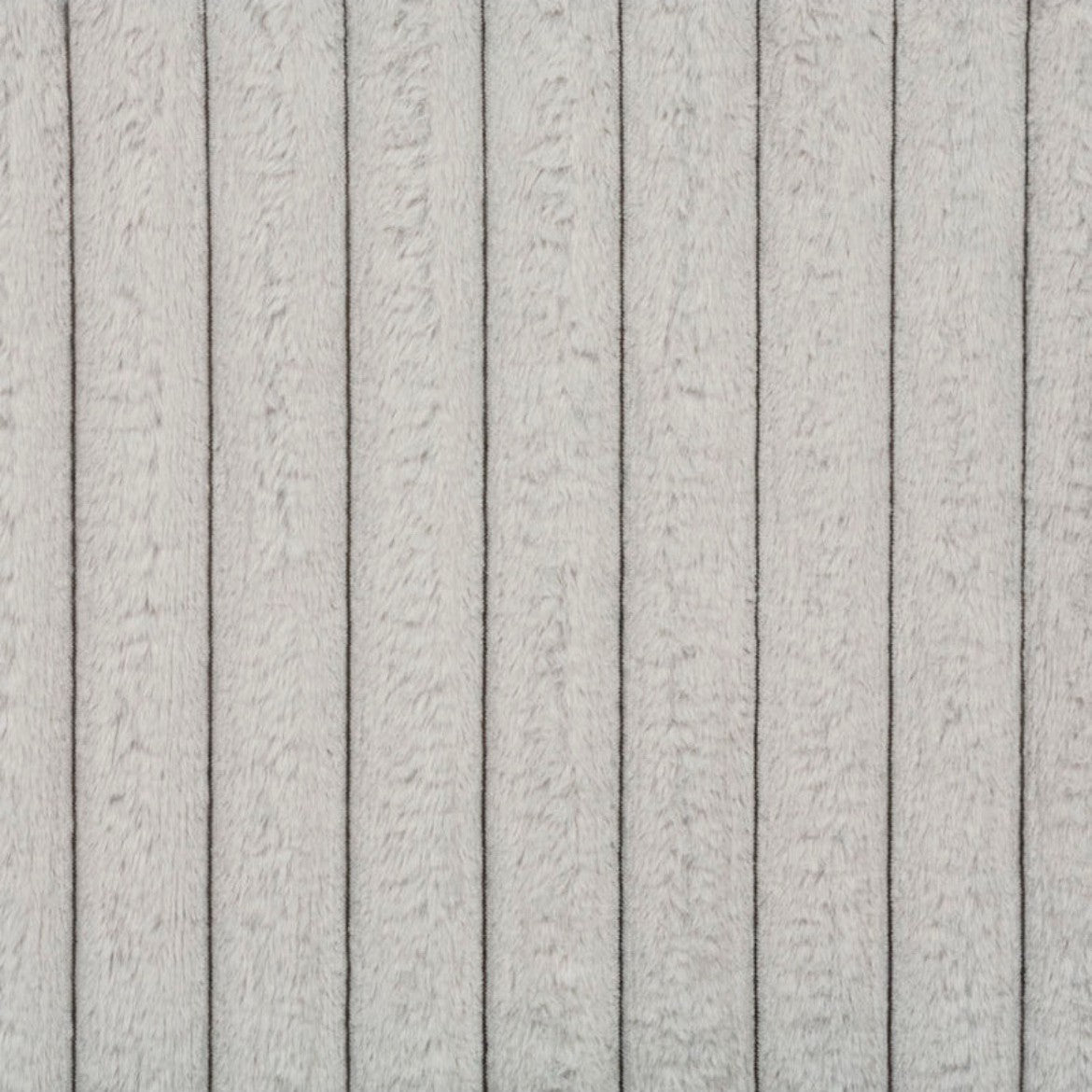 Minky White Three-Piece Double Chaise Sectional